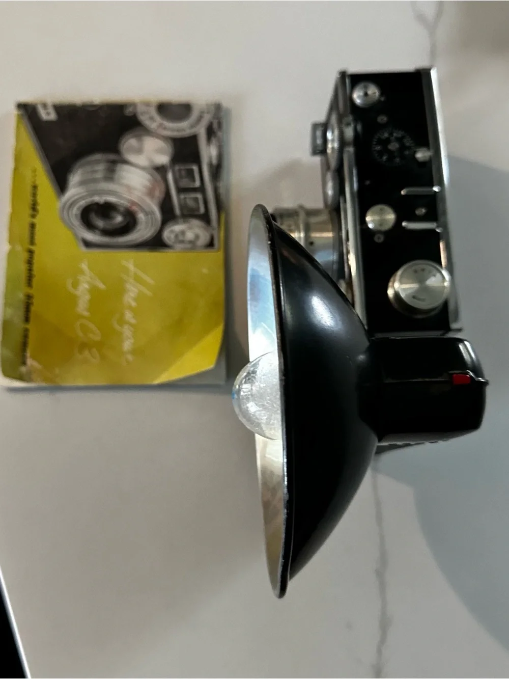 Targus Black and Silver 35mm Camera with Large External Flash